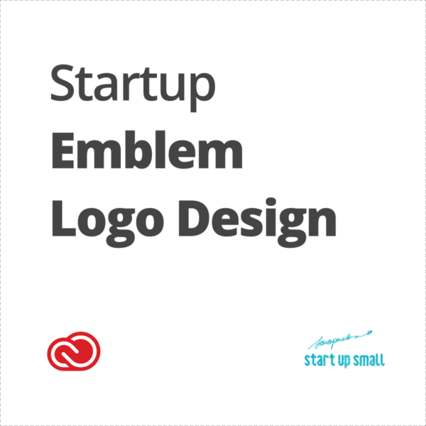 Emblem Logo Design Package for Startups